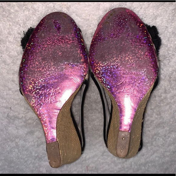 Betsey Johnson White Tulip Picnic Cutout Wedge picnic park photoshoot TikTok - Picture 6 of 6